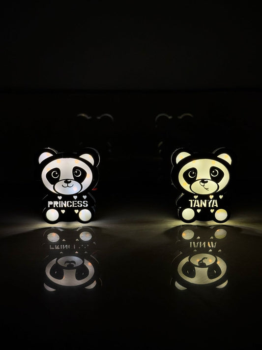 Wireless Mini Panda Lamp 2.5 Inches