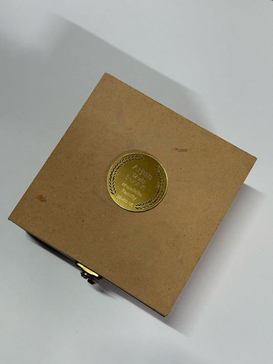 Customise Acrylic Golden Tag
