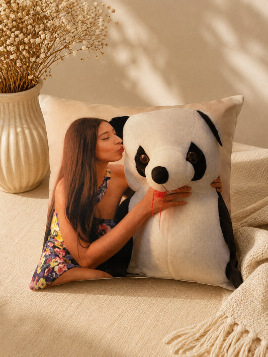 Customised Panda Cushion