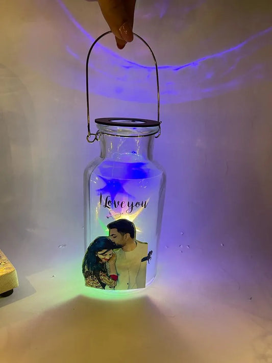Wireless led Photo Jar Lamp