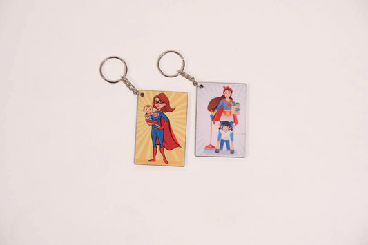 SuperMom keychain