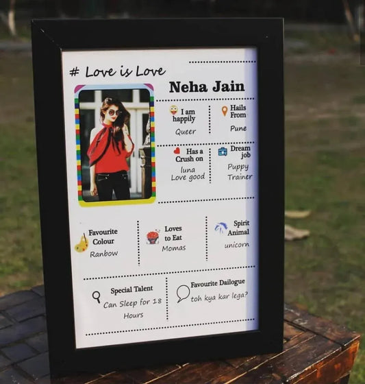 About Me Frame