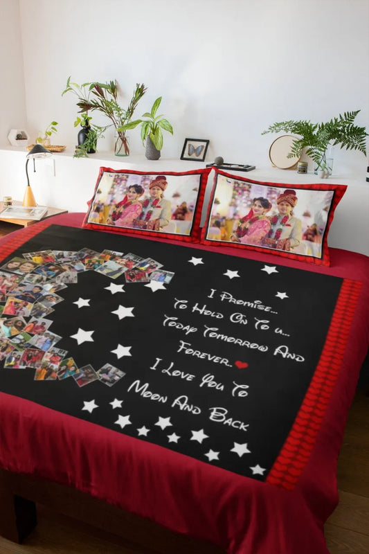 I love you forever  Bed Sheet