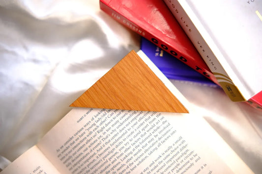Personalised corner Wooden Bookmark
