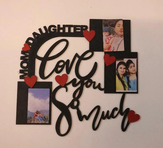 Mom and daughter frame