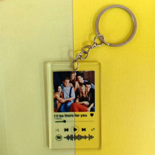 Premium Spotify Acrylic Keychain