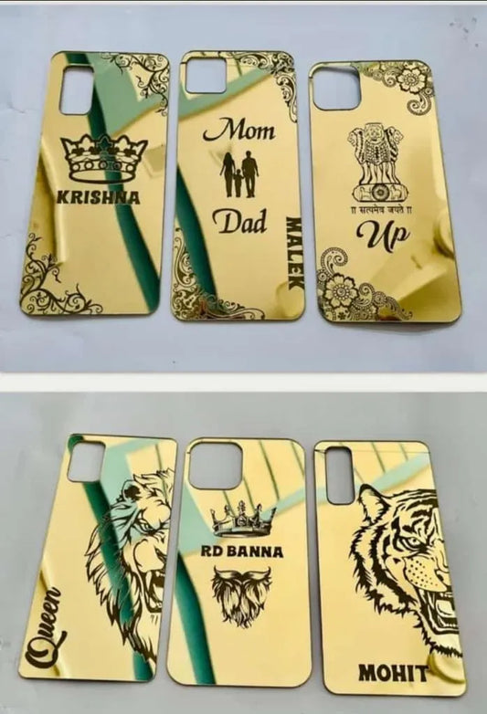 Royal 3d Golden Phone Glass
