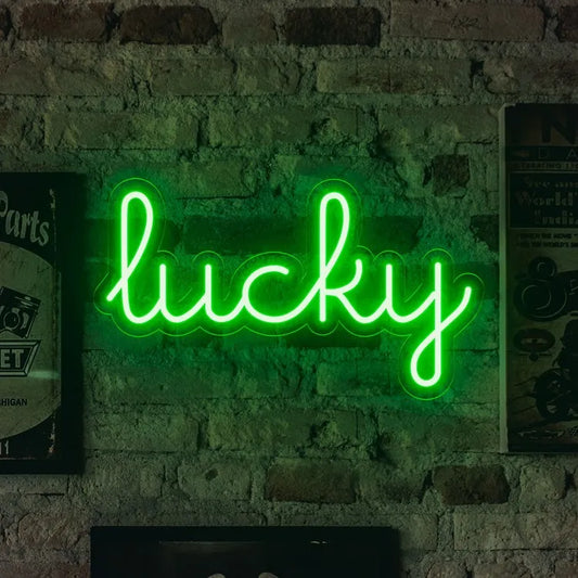 Lucky Neon Sign