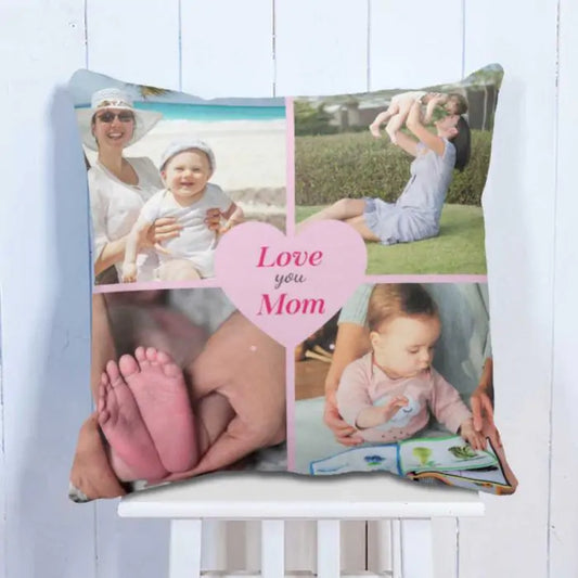 Customized Love You Mom Cushion