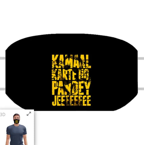 Kamaal Karte Ho Customized Reusable Face Mask
