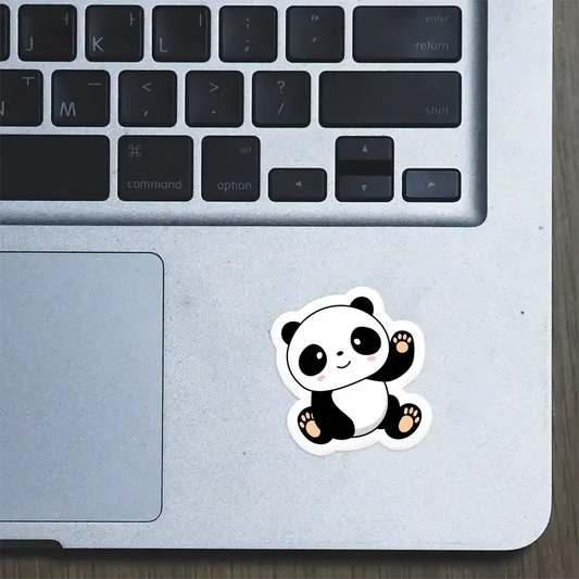 Cute Panda  Laptop Sticker