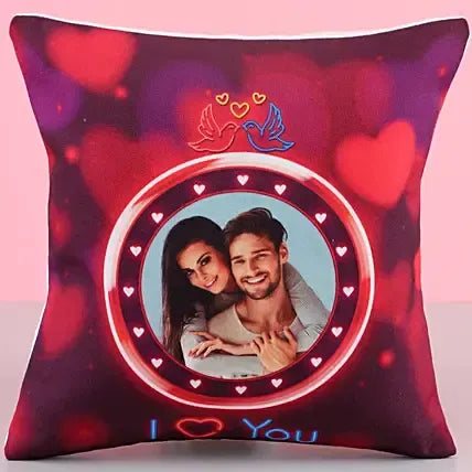 Personalised Love LED Cushion