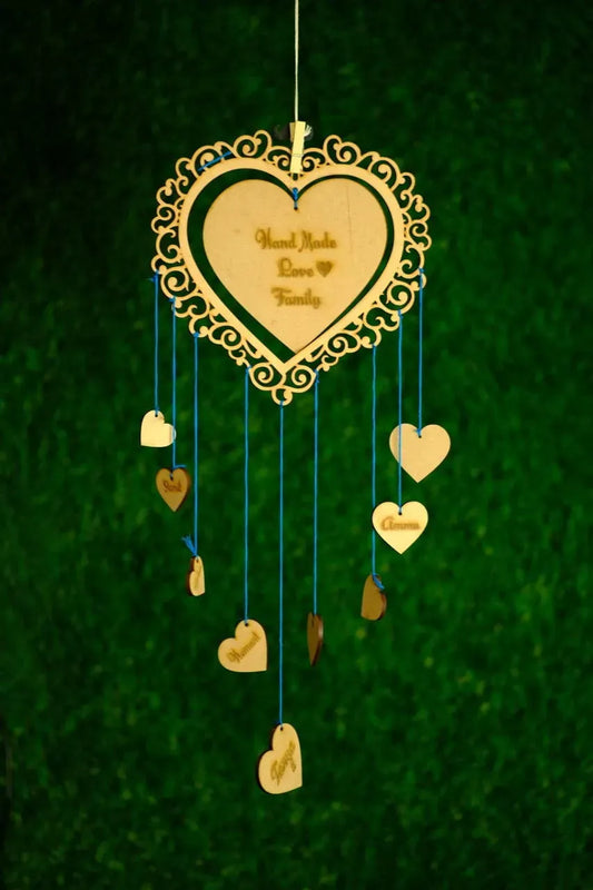 Family Engraving Dream Catcher