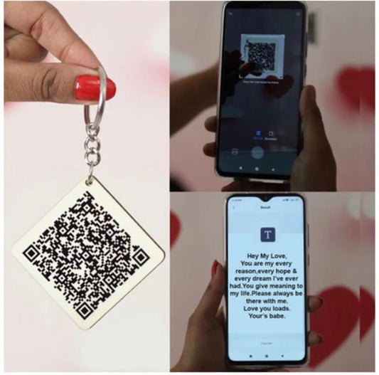 QR Code Keychain