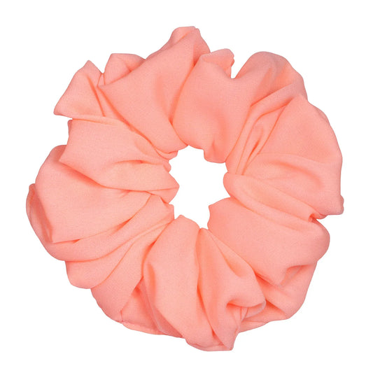 Peach Georgette Scrunchie