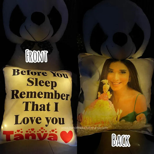 Personalised LED Cushion