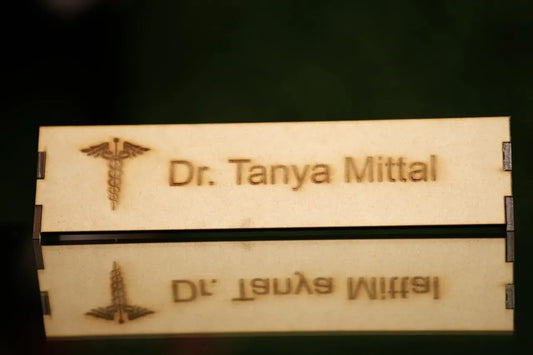 Engraving Table Name Plate