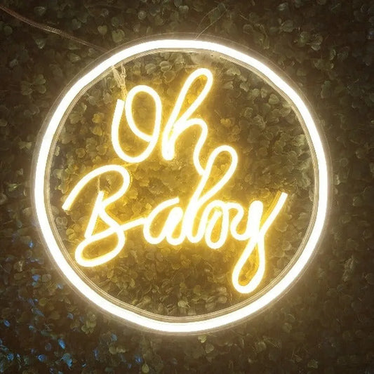 Oh Baby Neon Lamp