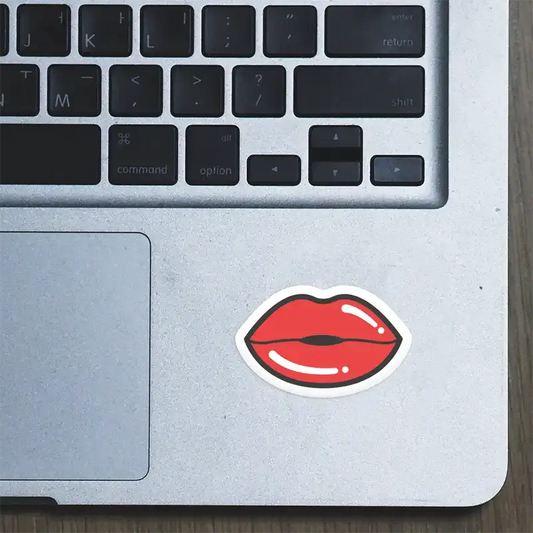 Lips Laptop Sticker