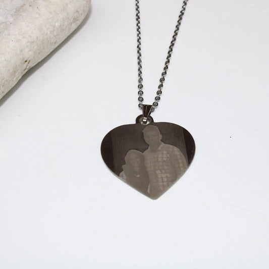 Personalized photo necklace