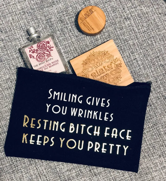 Black canvas with gold vinyl