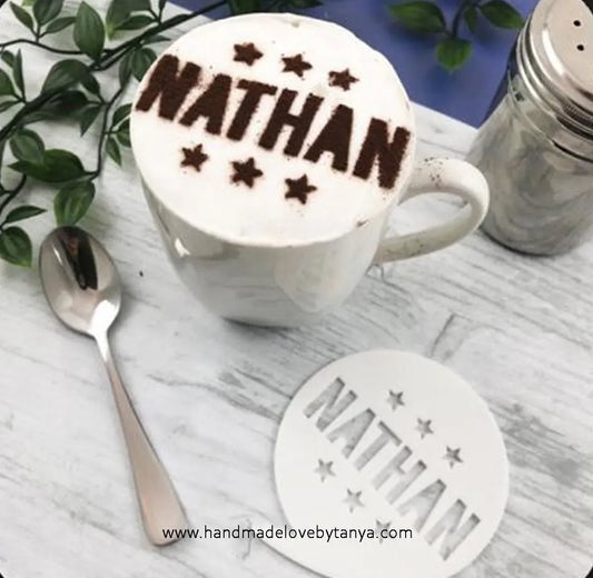 Personalised Coffee Stencil