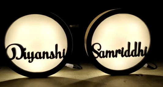 Moon Name Lamp