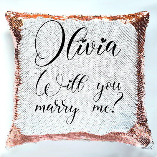 Hidden Message Reveal Pillow