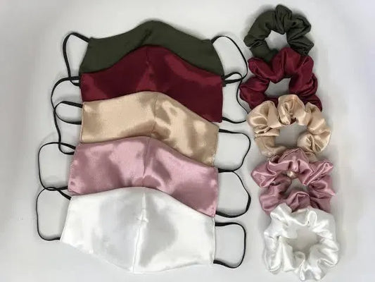 Satin Mask plus Scrunchies