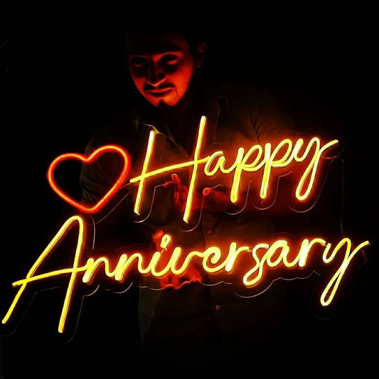 Happy Anniversary Neon