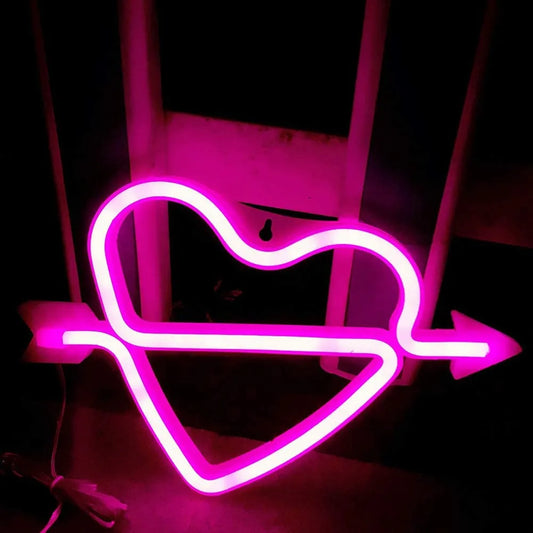Neon Heart Signs Led Neon Lights