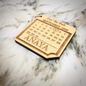 Special Date Mention Calendar Keychain 101