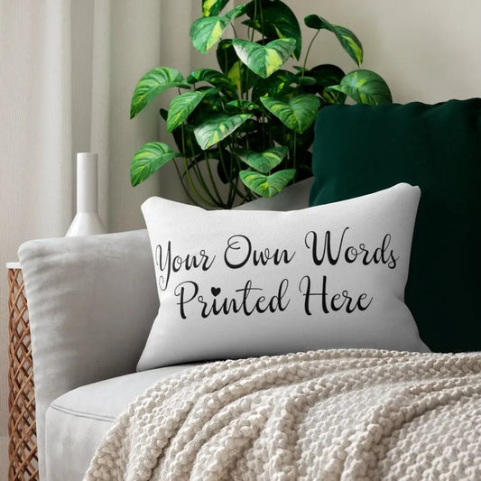 personalised Quote Pillow cover