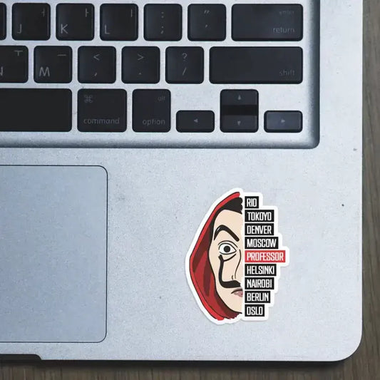 City Names Laptop Sticker
