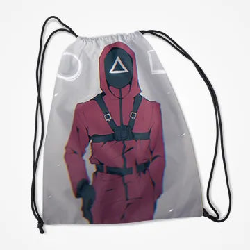 Squid Game Drawstring Bag
