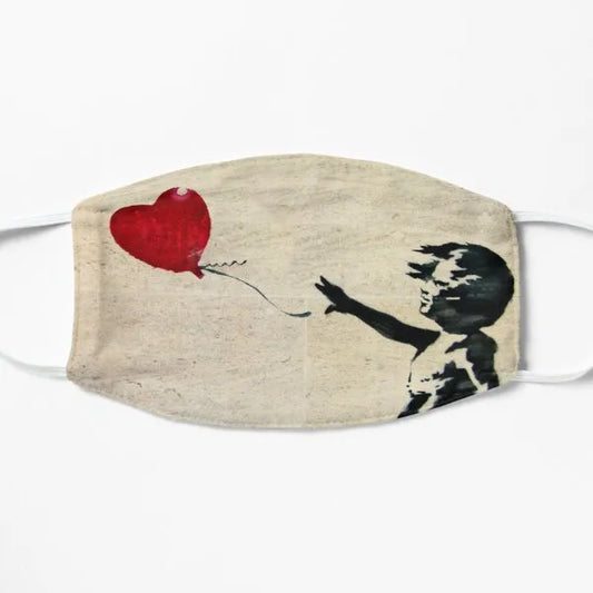 Banksy's Girl with a Red Balloon III Mask