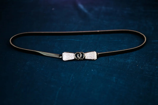 Black Bow Belt