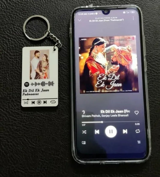 Personalised Spotify Keychain