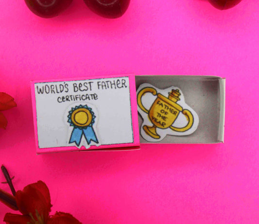 World Best Father Match Box 153