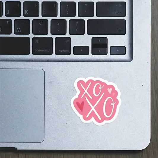 XOXO Laptop Sticker