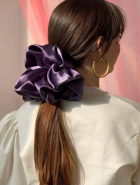 Jumbo Satin Scrunchies