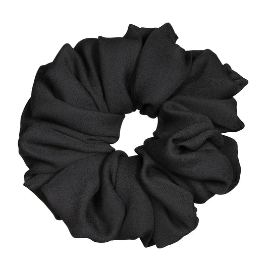 Black Georgette  Scrunchie