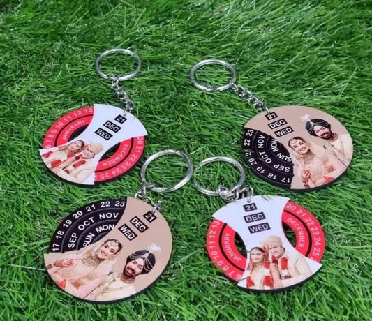 Infinity Calendar Keyrings
